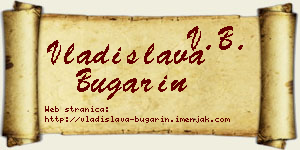 Vladislava Bugarin vizit kartica